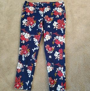 Floral Work Pants
